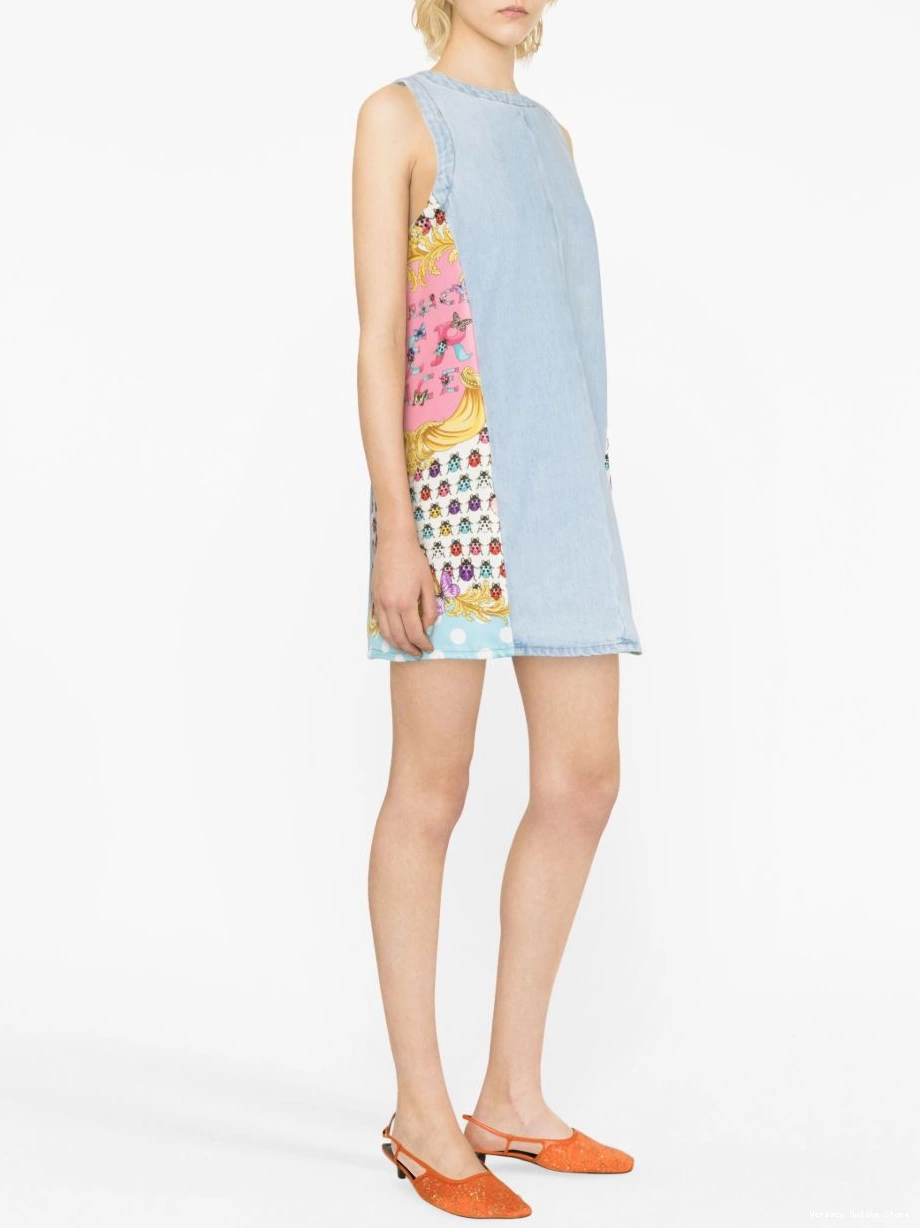 Affordable dress mini Women x Butterflies Versace Lipa denim Dua 0408